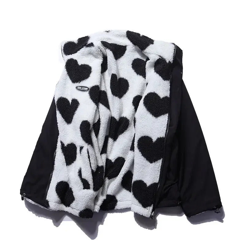Catherine – Reversible Jacket with Hearts