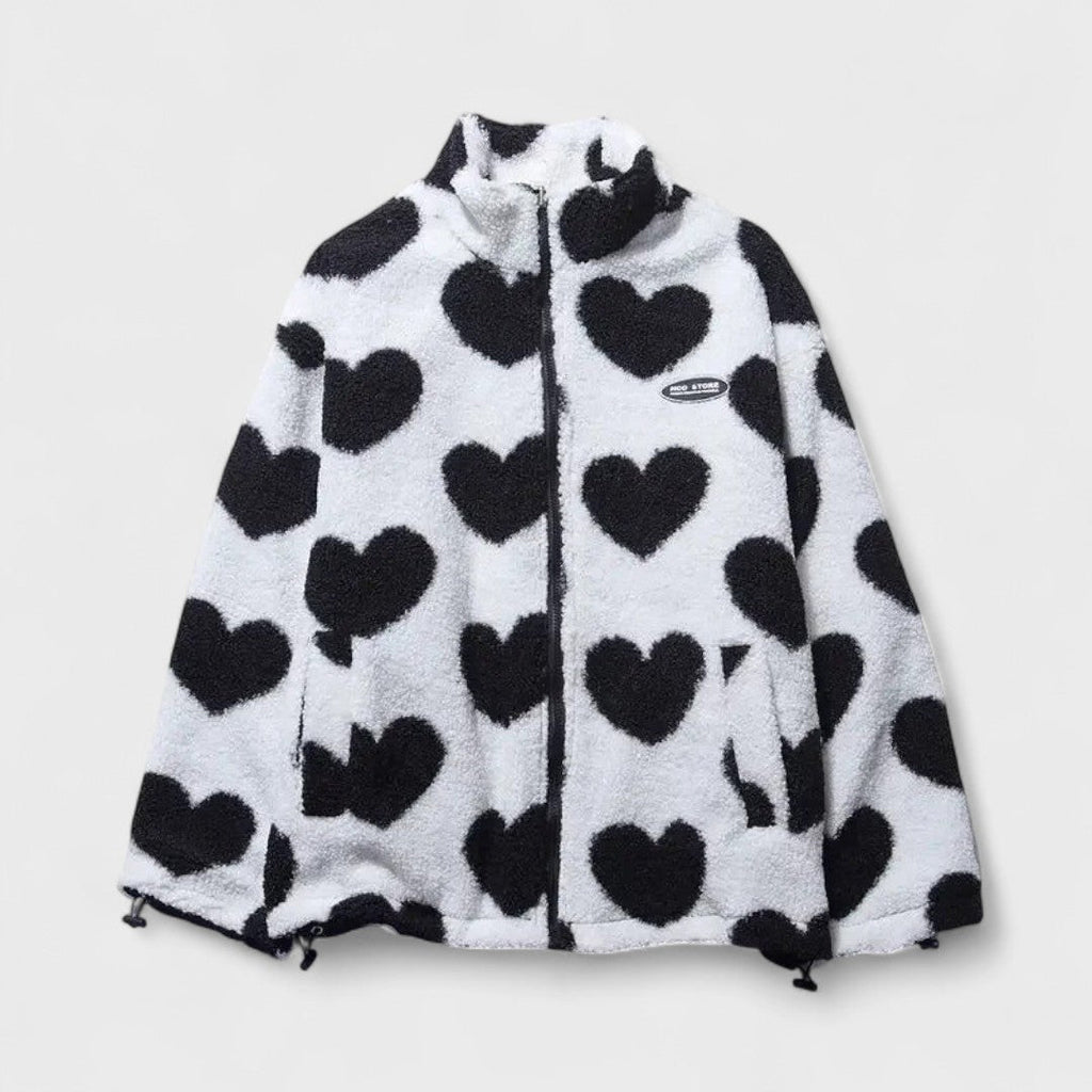 Katharina - Reversible heart jacket