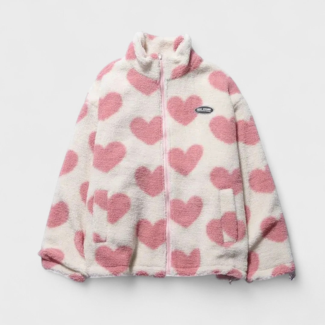 Katharina - Reversible heart jacket