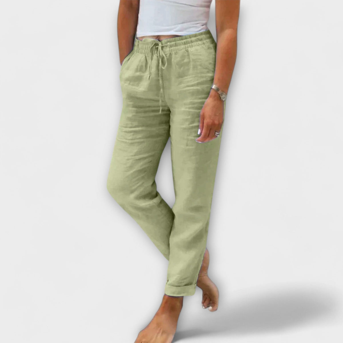 Stacy – Lightweight Linen Pants