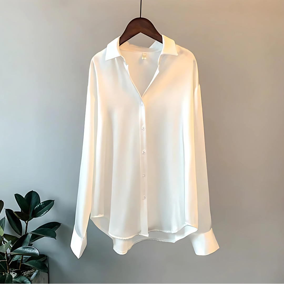 Camila – Classic Button-Up Blouse