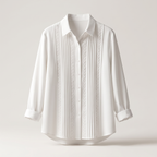 AMELIA PLEATED LACE TOP