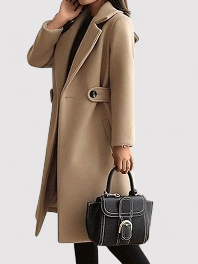 Skyler™ - elegant coat with belt