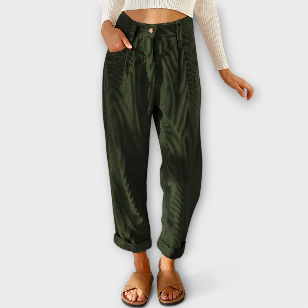 Jana - Modern Corduroy Trousers