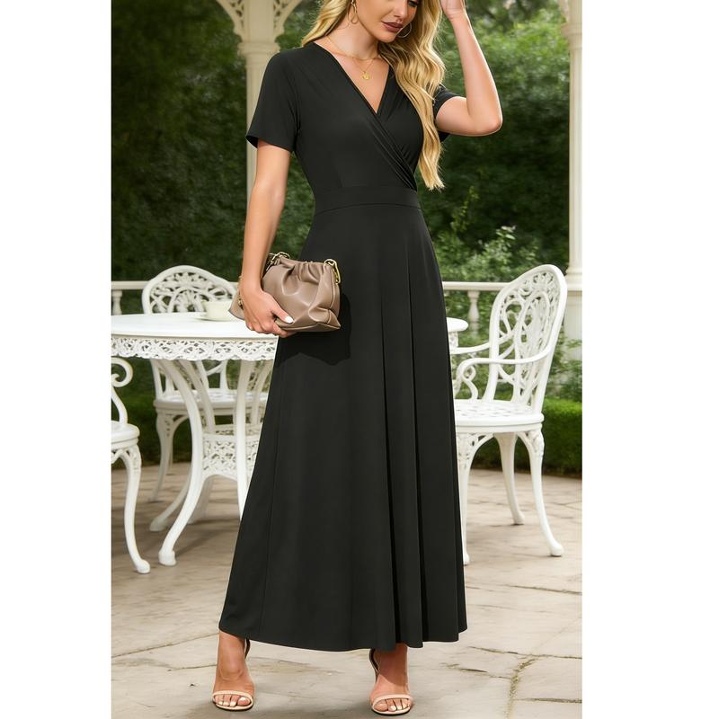 Floral Beach Long Flowy Maxi Dress