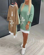 Celandine - Casual Cotton Knee-Length Dress