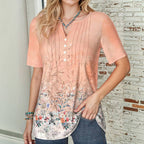 Elegante Blouse Met Bloemenprint