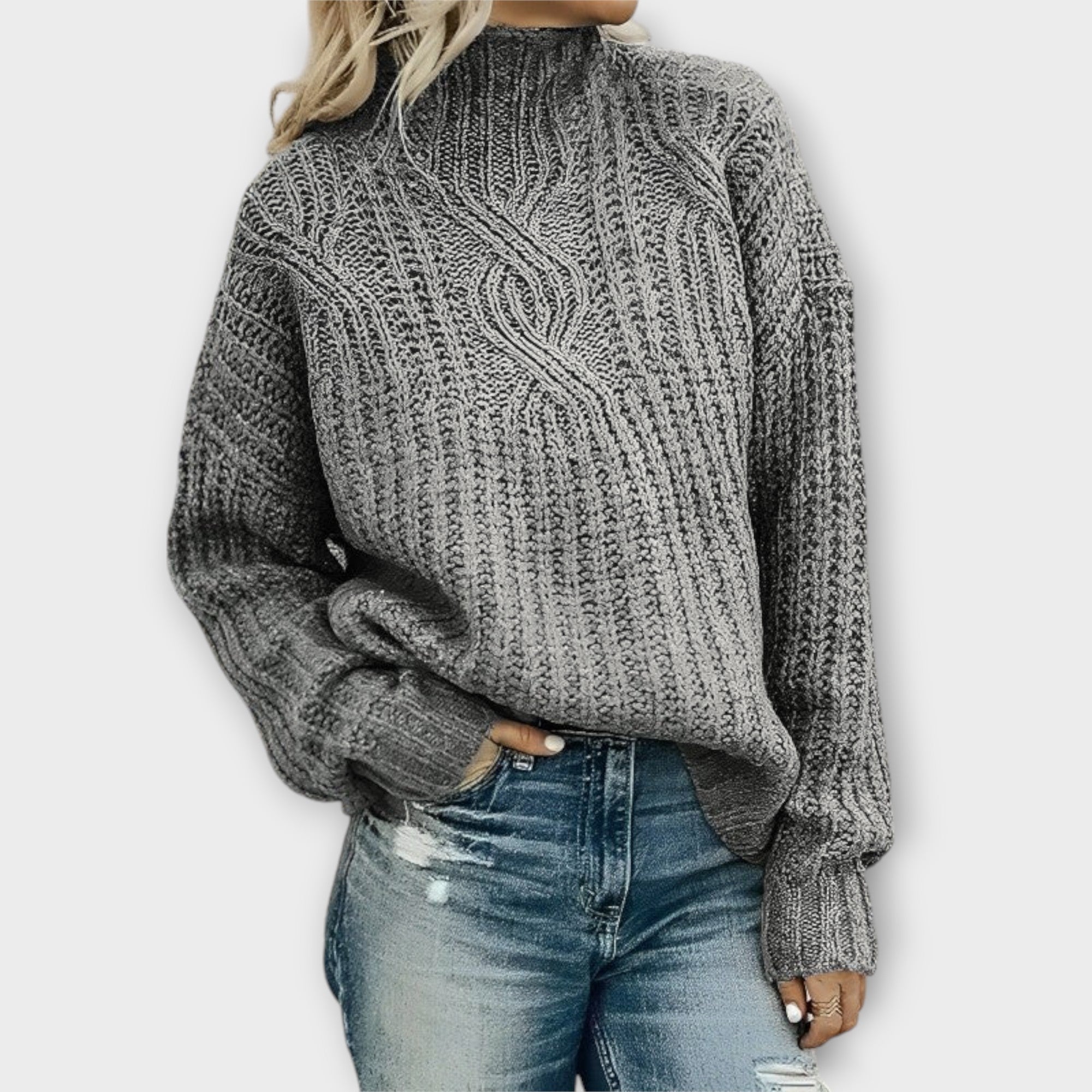 Tiffany™ - Stylish High Neck Winter Sweater
