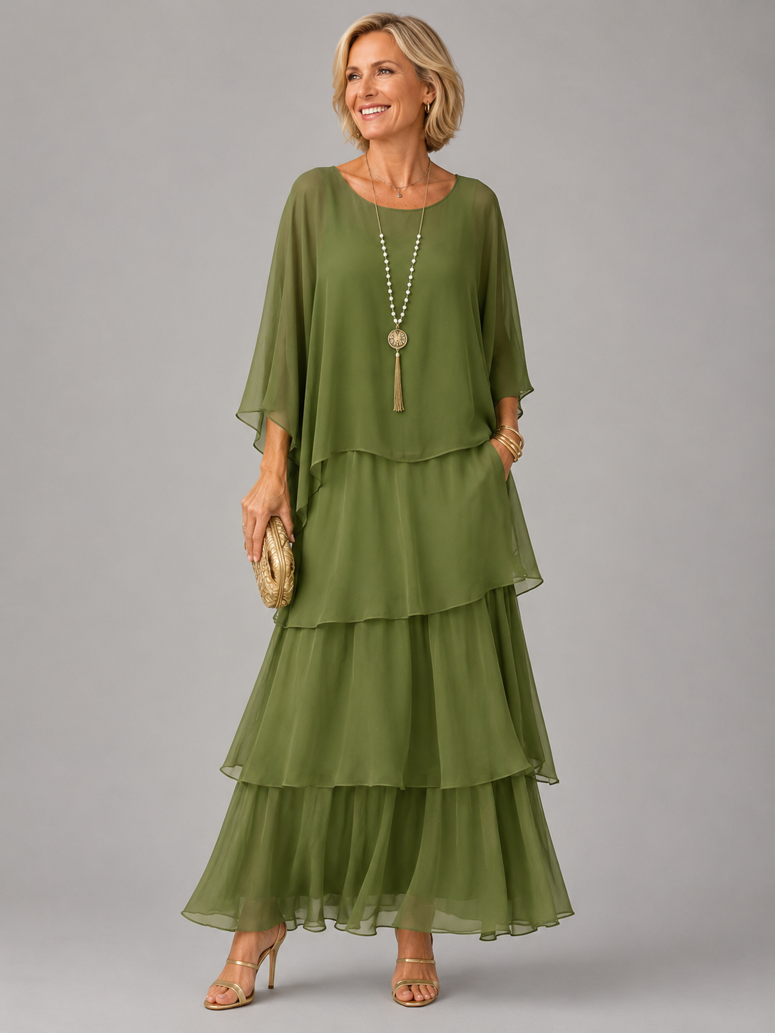 Lara Dress - Dark Green