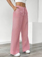 Alina™ | Elegant Striped Trousers with Pockets