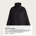 EMMA LUXURY WINDPROOF WOOL JACKET