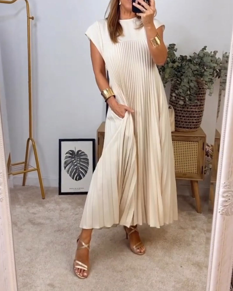 Ida™ – Pleated Maxi Dress