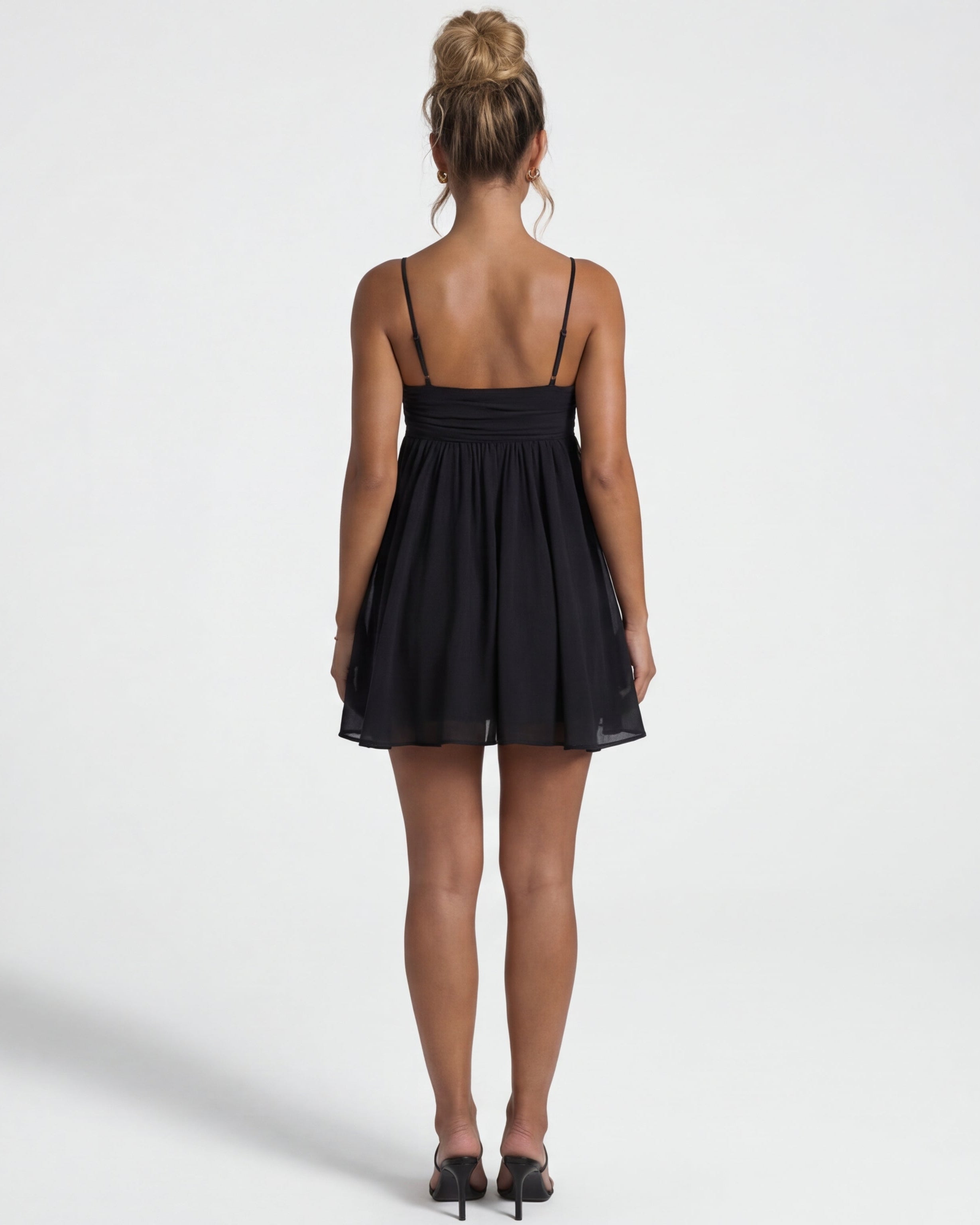 Aisha – Flowy Babydoll Mini Dress