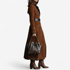 Loretta - Suede Trench Coat