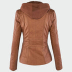 Gia - Leather Biker Jacket