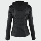Gia - Leather Biker Jacket