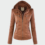 Gia - Leather Biker Jacket