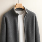 Isaac – Zip-Up Knitted Jacket