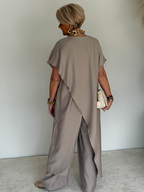 Liora - Cozy Asymmetrical Two-Piece Set