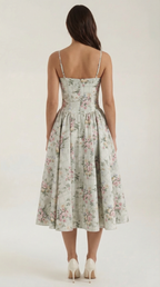 Ophelia – Romantic Cottage-Core Midi Dress