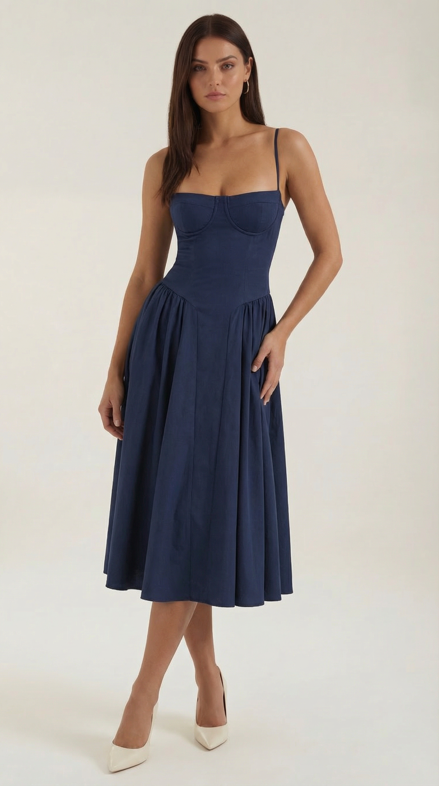 Ophelia – Romantic Cottage-Core Midi Dress
