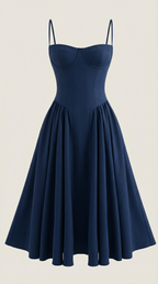 Ophelia – Romantic Cottage-Core Midi Dress