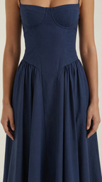 Ophelia – Romantic Cottage-Core Midi Dress