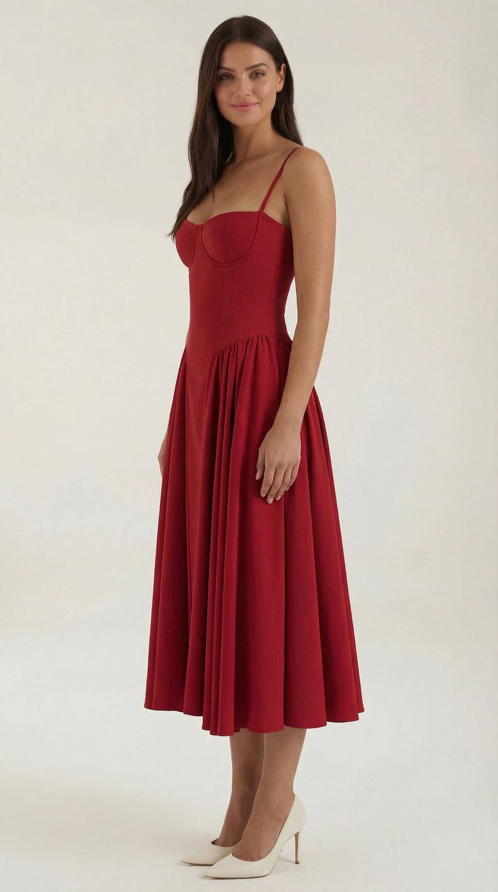 Ophelia – Romantic Cottage-Core Midi Dress
