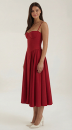 Ophelia – Romantic Cottage-Core Midi Dress