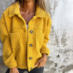 Women’s Button-Up Teddy Jacket