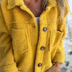 Women’s Button-Up Teddy Jacket