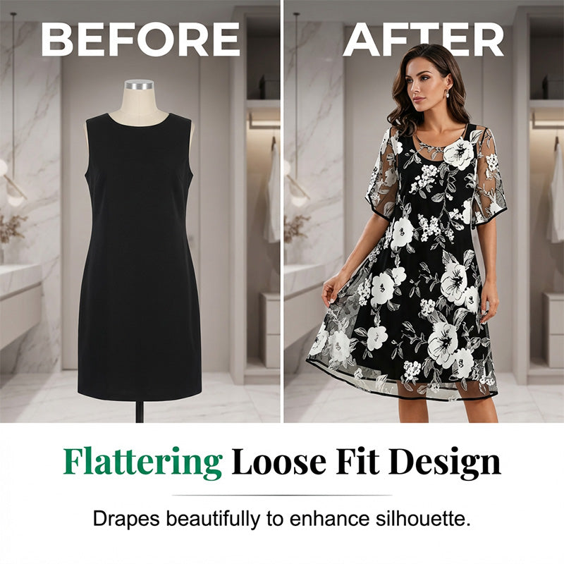 BLNKS Elegant Chiffon Dress