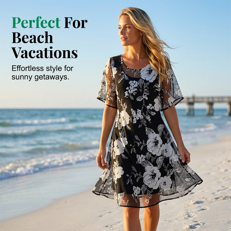 BLNKS Elegant Chiffon Dress
