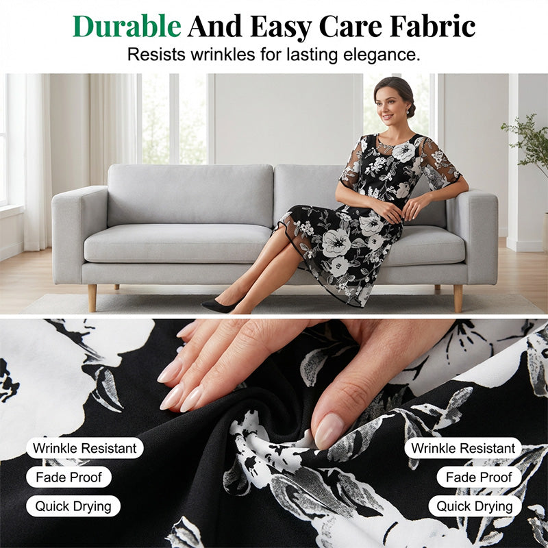 BLNKS Elegant Chiffon Dress
