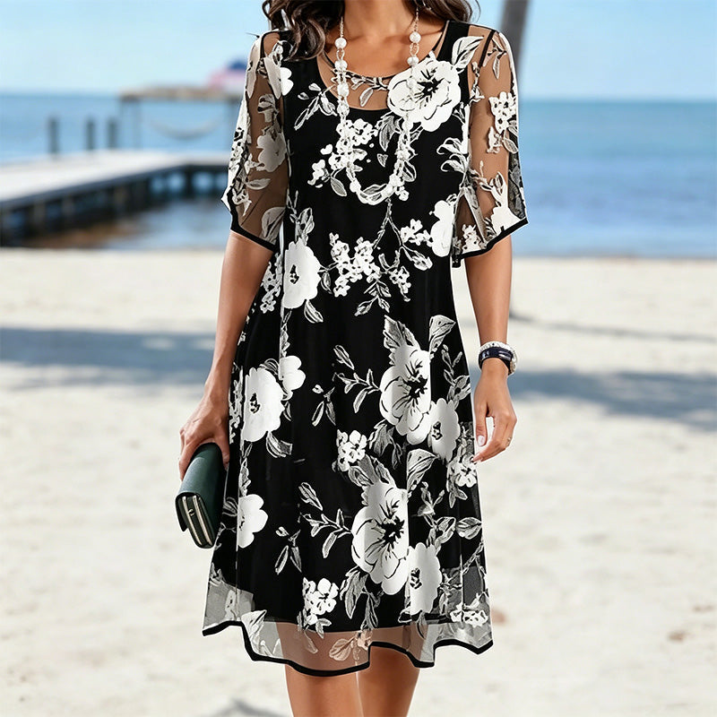 BLNKS Elegant Chiffon Dress