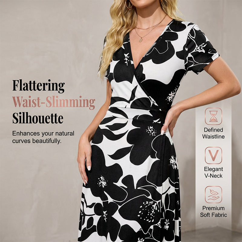 Floral Beach Long Flowy Maxi Dress