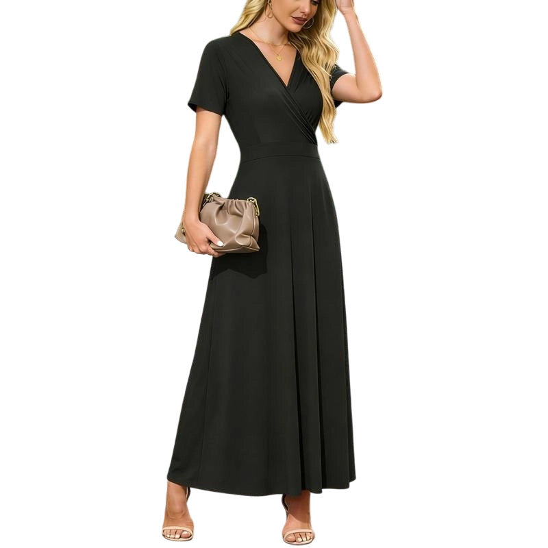 Floral Beach Long Flowy Maxi Dress