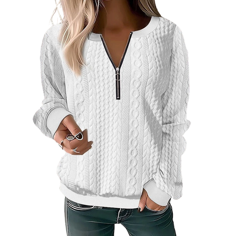 Alia - Half zip sweater