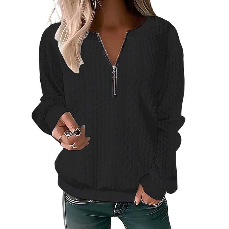 Alia - Half zip sweater