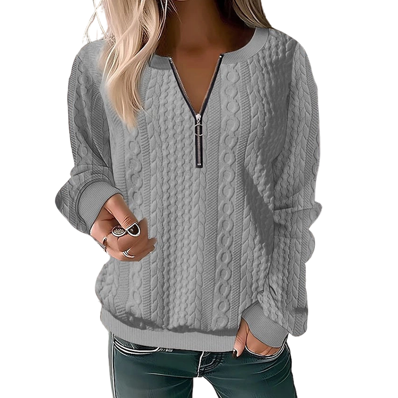 Alia - Half zip sweater