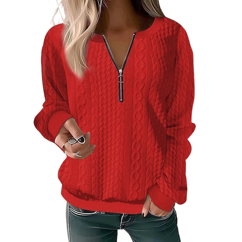 Alia - Half zip sweater