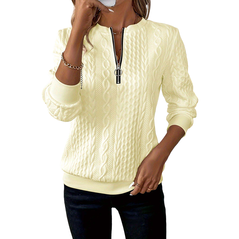 Alia - Half zip sweater