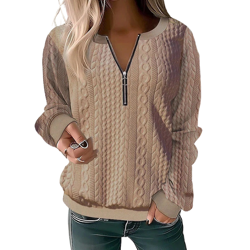 Alia - Half zip sweater
