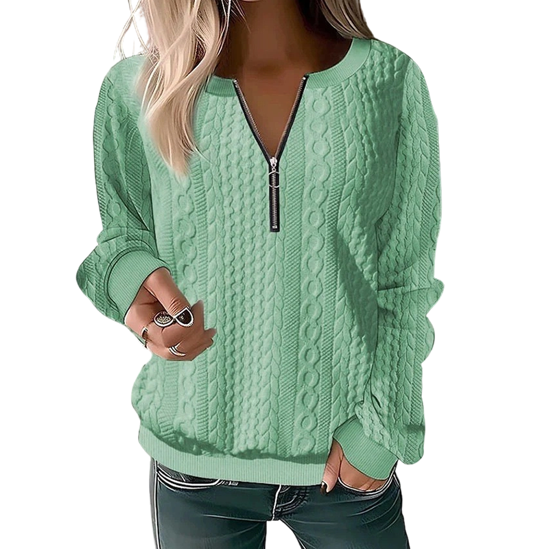 Alia - Half zip sweater