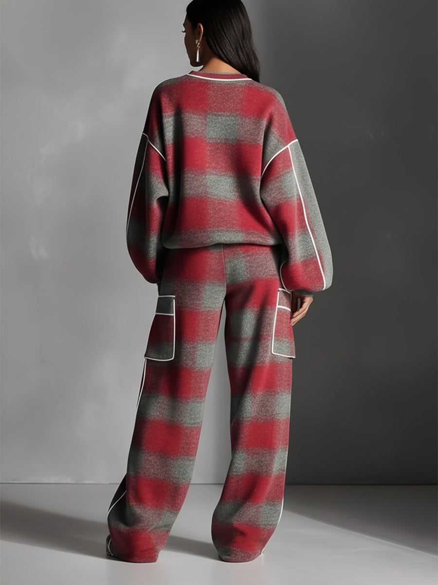 Elena - Graphic Two-Piece Set