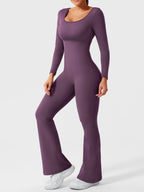 Yeoreo Lizvette jumpsuit met lange mouwen en uitlopende mouwen