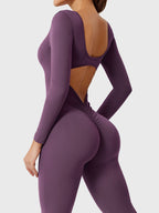 Yeoreo Lizvette jumpsuit met lange mouwen en uitlopende mouwen