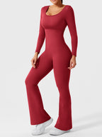 Yeoreo Lizvette jumpsuit met lange mouwen en uitlopende mouwen