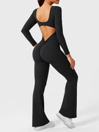 Yeoreo Lizvette jumpsuit met lange mouwen en uitlopende mouwen