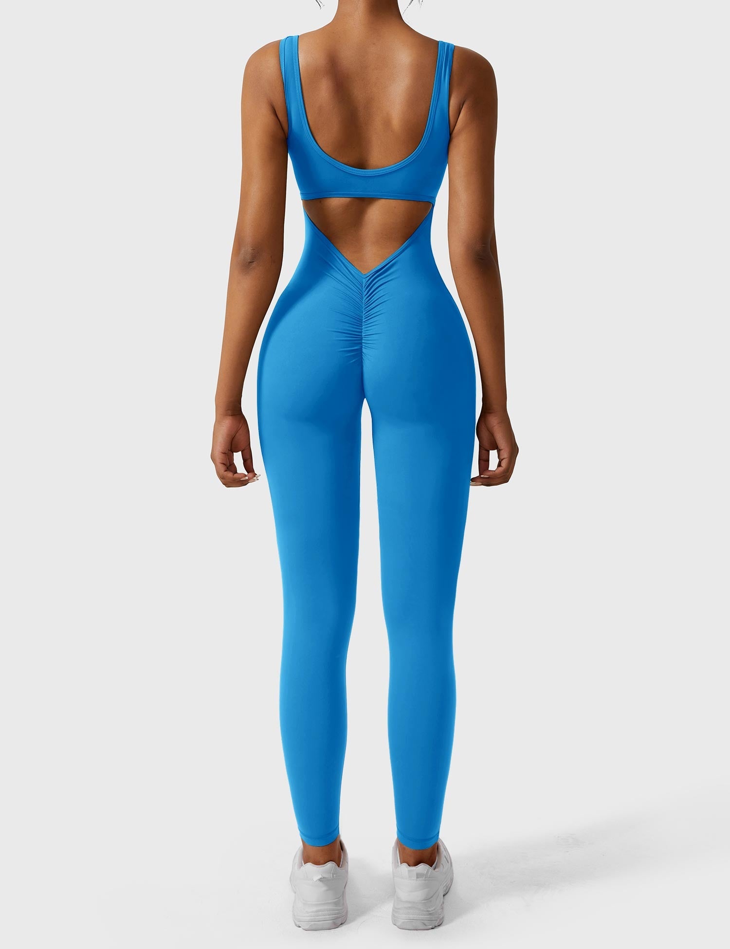 Yeoreo Lizvette jumpsuit met V-rug